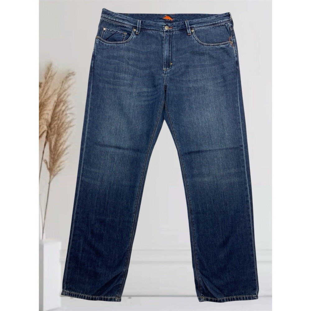 Tommy Bahama Big & Tall Men’s W42 L32 Standard Fit Blue Denim Jeans